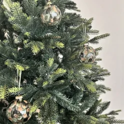 6 Bolas de Navidad Clarity Ø8 cm, Verde