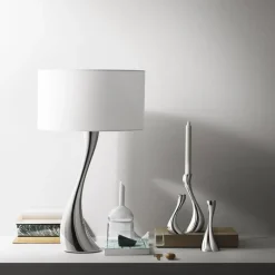 3 Candelabros Cobra, acero inoxidable