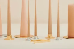 2 Candelabros ester & erik brillante, Oro