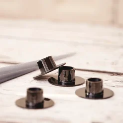 2 Candelabros ester & erik brillante, Negro