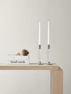 2 Candelabros Lumiere 26,5 cm, transparente