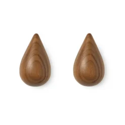 2 Ganchos Dropit nogal, pequeños