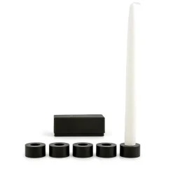 5 Insertos para candelabro Constella, negro