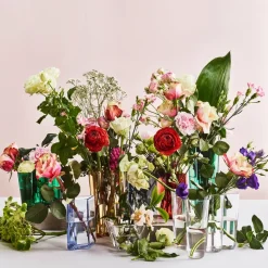 2 Jarrones Alvar Aalto, transparente