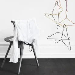 5 Perchas Alu, negro