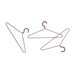 3 Perchas Colour, Maroon red