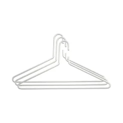 3 Perchas Triangel, blanco