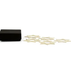 5 Portectores de vela Constella estrellas, Latón