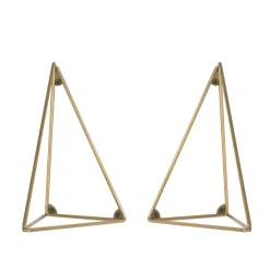 2 Soportes para balda Pythagoras, latón