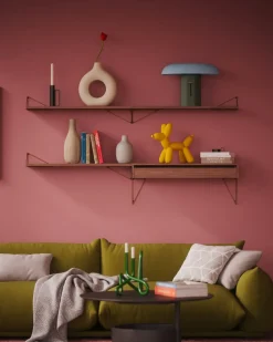 2 Soportes para balda Pythagoras, latón