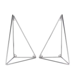 2 Soportes para balda Pythagoras, cromo