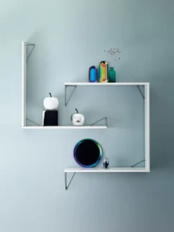 2 Soportes para balda Pythagoras, cromo