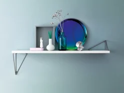 2 Soportes para balda Pythagoras, cromo