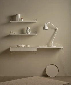 2 Soportes para balda Pythagoras, blanco