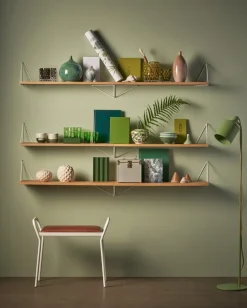 2 Soportes para balda Pythagoras, blanco