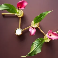 5 Tubos de vidrio para candelabro Constella, transparente