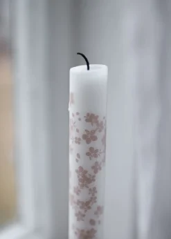 2 Velas alagargadas Slåpeblom, Rosa