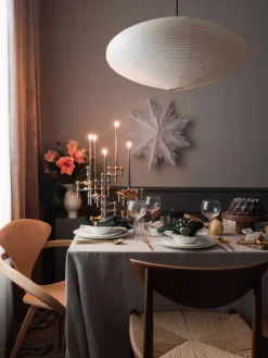 6 Velas cónicas STOFF de ester & erik, Dusty green