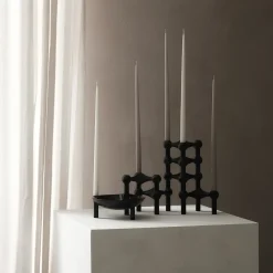 6 Velas cónicas STOFF de ester & erik, Off-white