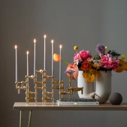 6 Velas cónicas STOFF de ester & erik, Light lavender