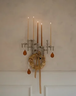 6 Velas cónicas STOFF de ester & erik, Amber