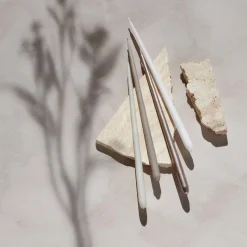 6 Velas cónicas STOFF de ester & erik, Champagne