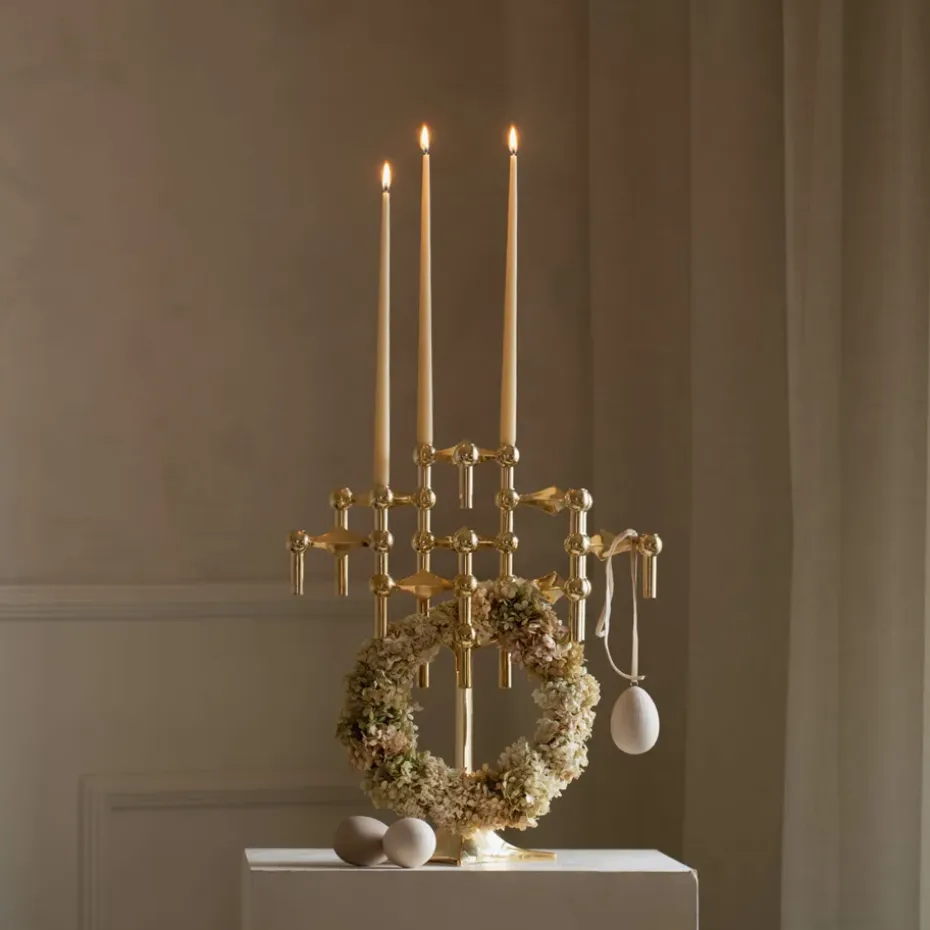 6 Velas cónicas STOFF de ester & erik, Ginger