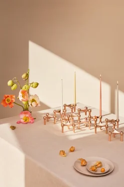 6 Velas cónicas STOFF de ester & erik, Dusty rose