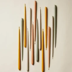 6 Velas cónicas STOFF de ester & erik, Dusty rose