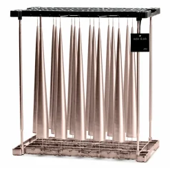 2 Velas cono ester & erik 34 cm metálica, Champagne 94