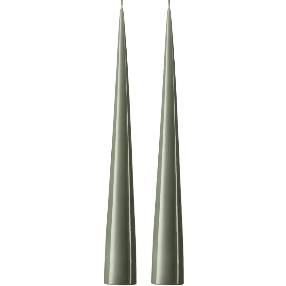 2 Velas ester & erik 37 cm lacado, Green soil 70