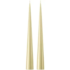 2 Velas ester & erik 37 cm lacado, Buttermilk 17-0