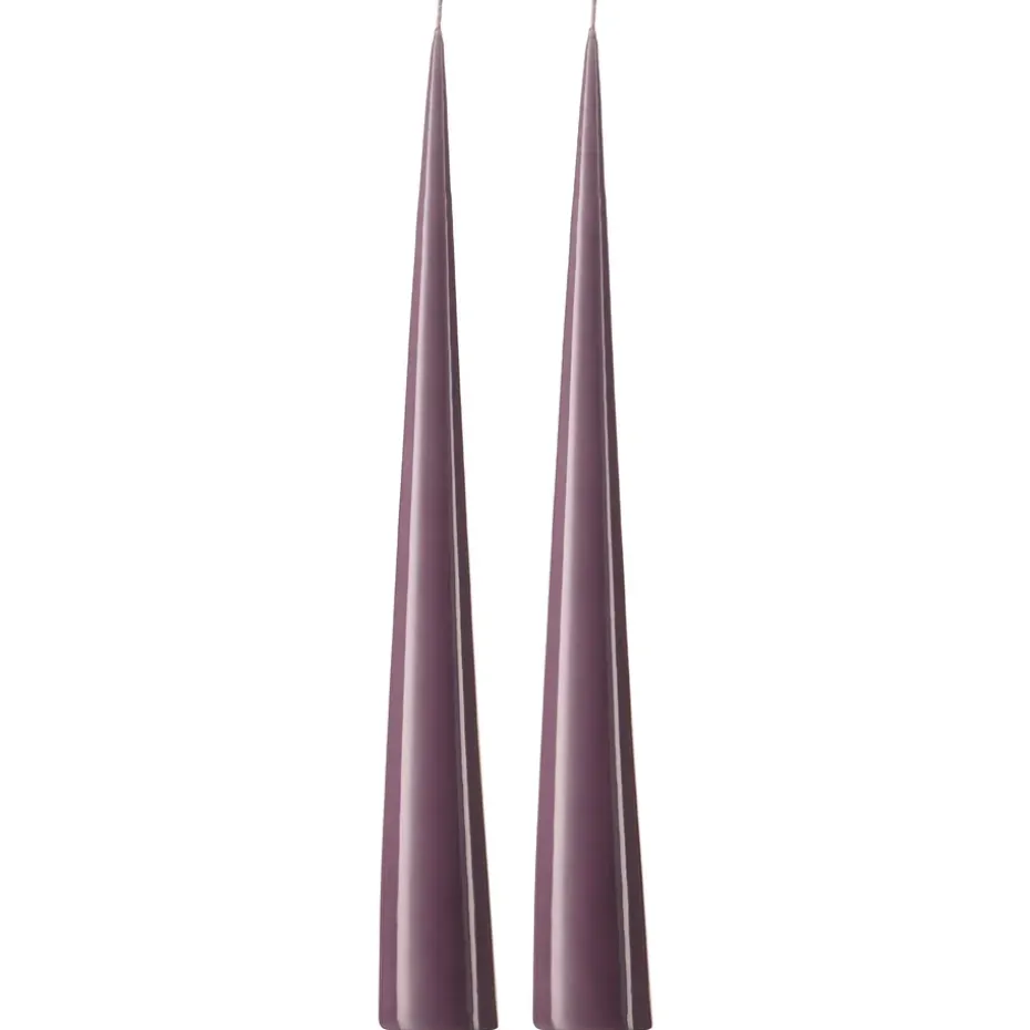 2 Velas ester & erik 37 cm lacado, Muted mauve 42