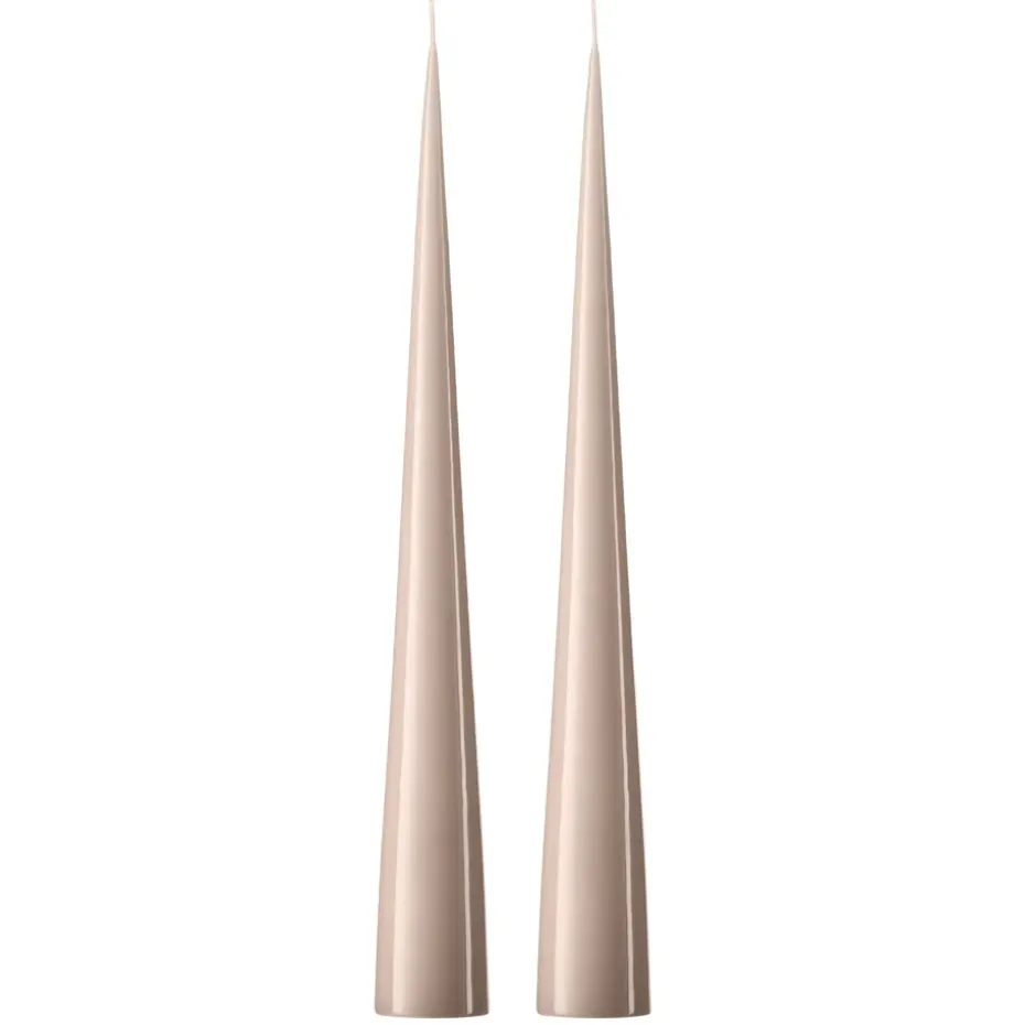 2 Velas ester & erik 37 cm lacado, Linen grey 22