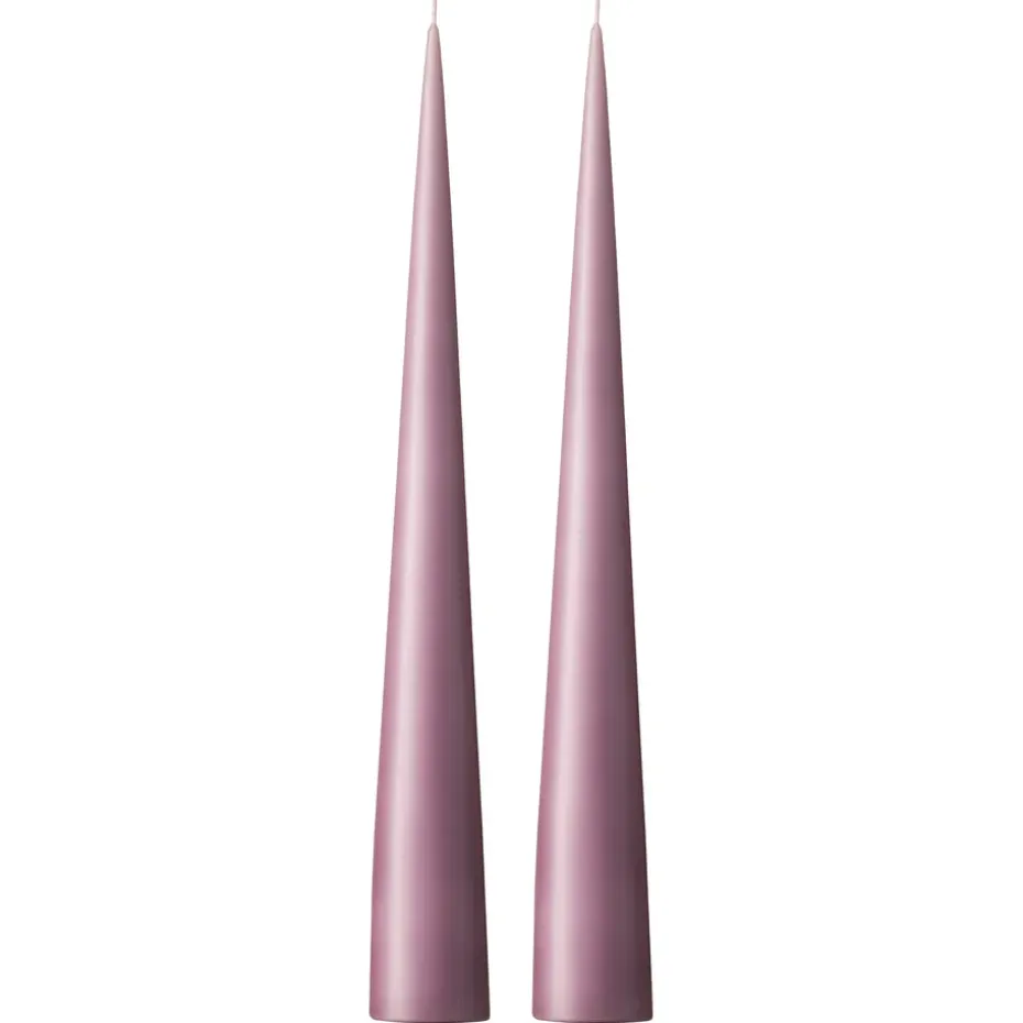 2 Velas ester & erik 37 cm mate, Muted mauve 42