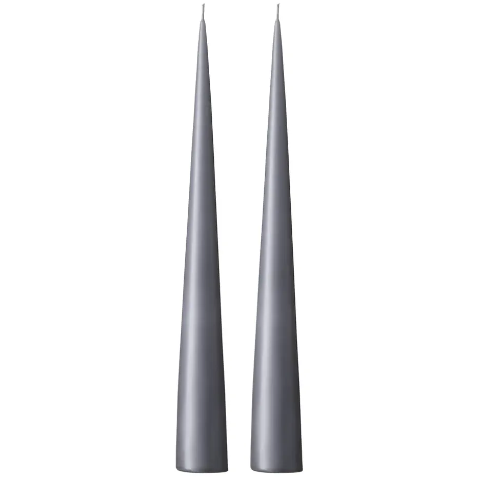 2 Velas ester & erik 37 cm mate, Dark slate 74