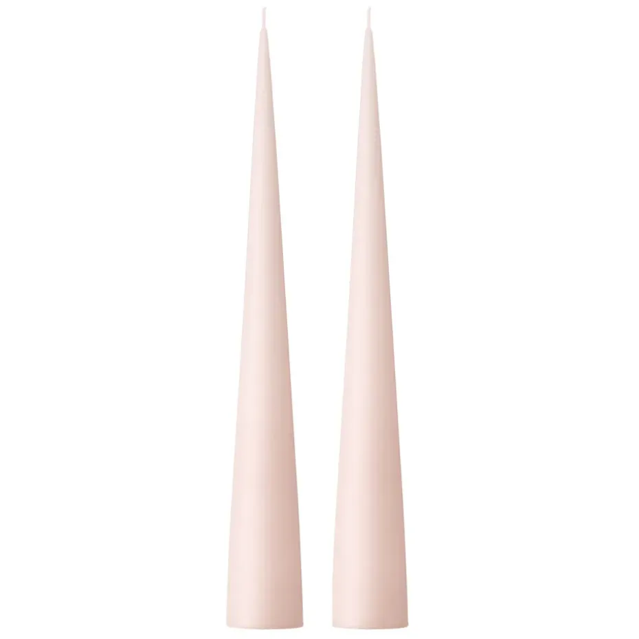 2 Velas ester & erik 37 cm mate, Rosewater 51