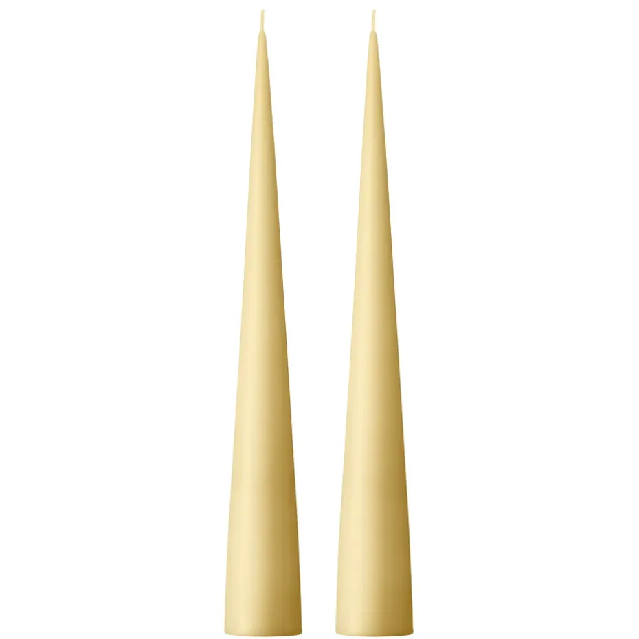 2 Velas ester & erik 37 cm mate, Pale ginger 14