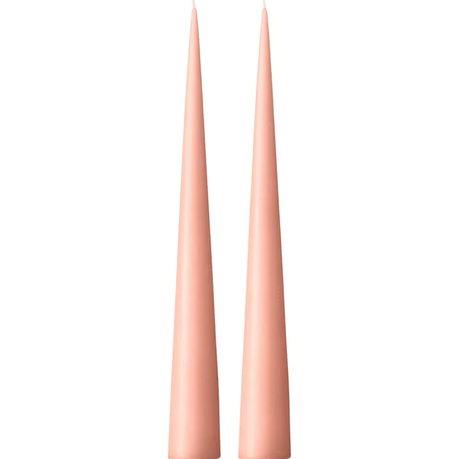 2 Velas ester & erik 37 cm mate, Rosy caramel 20
