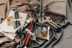 6 Velas Herrgårdsljus 30 cm, Borgoña brillo