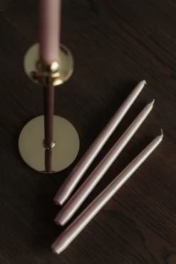 6 Velas Herrgårdsljus 30 cm, Rosa perla