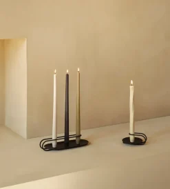 4 Velas Twist 30 cm, Ivory