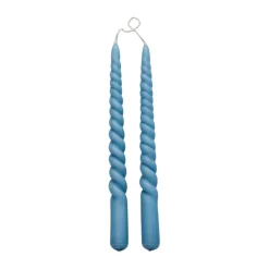 2 Velas Twisted skruvade 25 cm, F. Blue