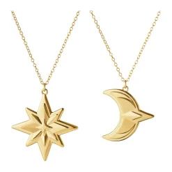 Adorno colgante de Navidad 2024, 2-pack, Chapado en oro