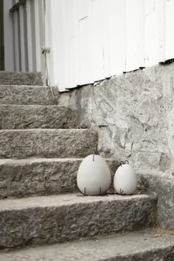 Adorno de pascua Heavy Hen hormigón, pequeño