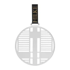 Adorno de árbol Piano, Latón niquelado