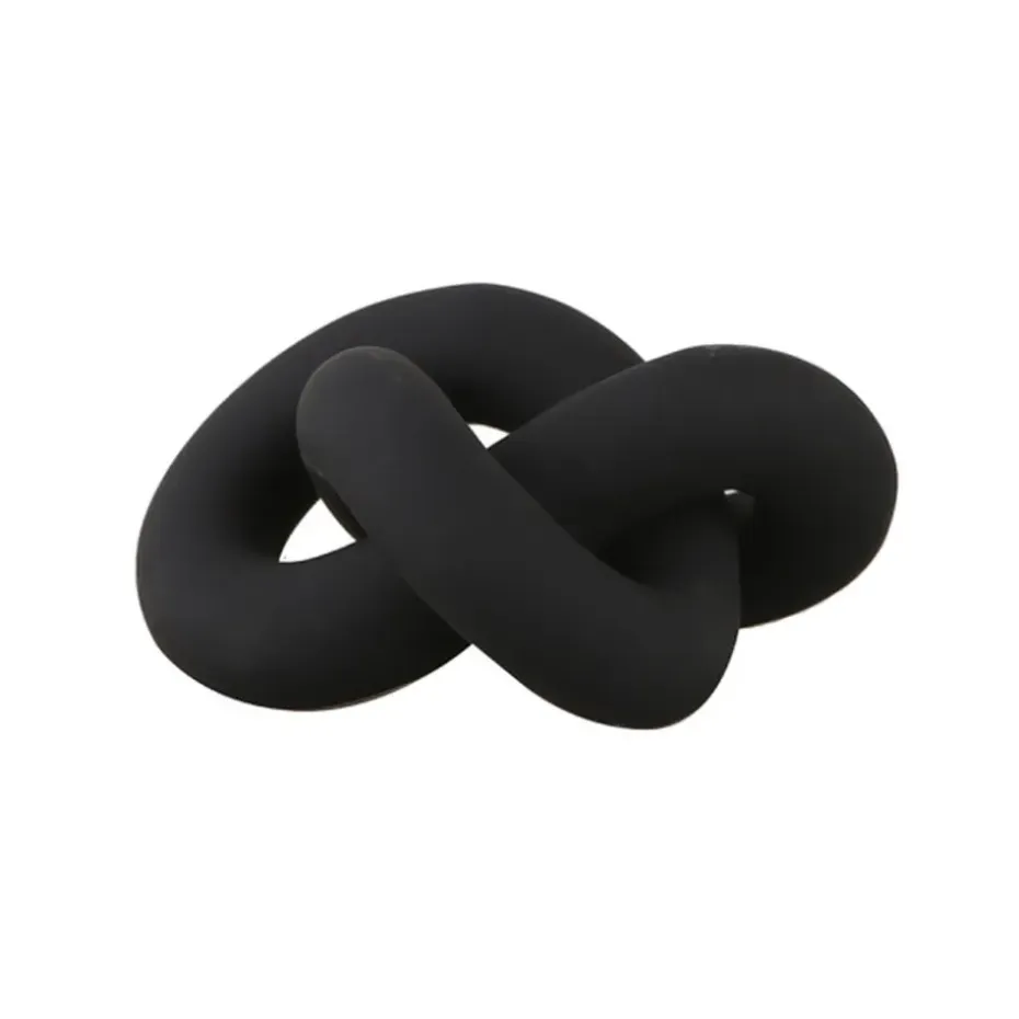 Adorno Knot Table large, Black