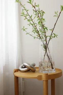 Adorno Knot Table large, Light Silver