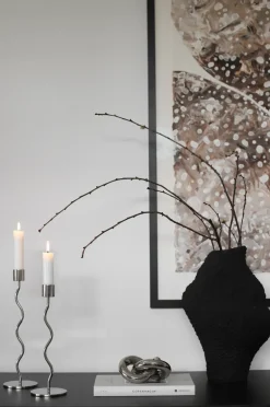 Adorno Knot Table small, Light Silver