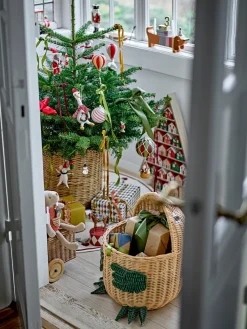 Adorno navideño Arlo 22 cm, Blanco